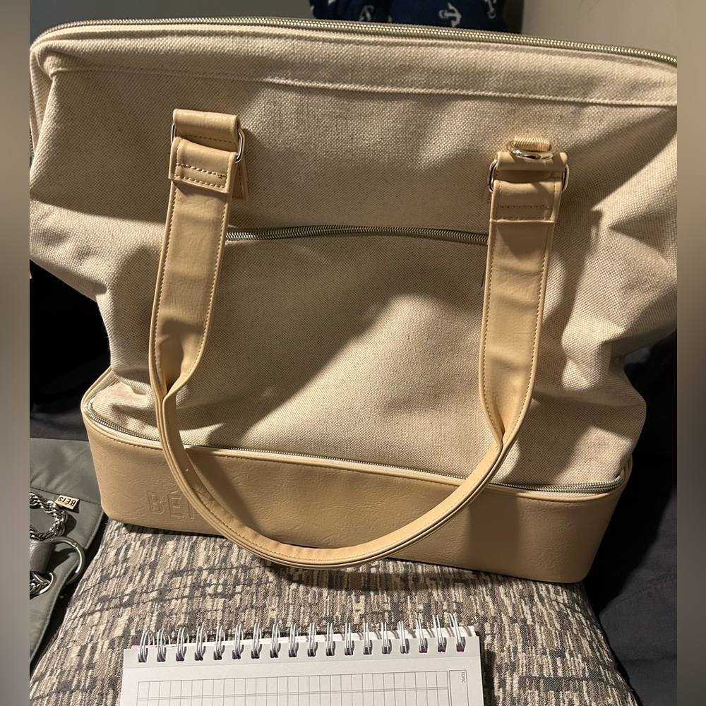 Béis Mini Weekender Beige